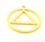 2 Gold Plated Pendant (36mm)  G14570