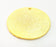 Gold Plated Medallion Pendants (40mm)  G6601