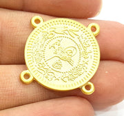 Gold Charms Gold Plated Ottoman Signature Charms (23mm)  G6687