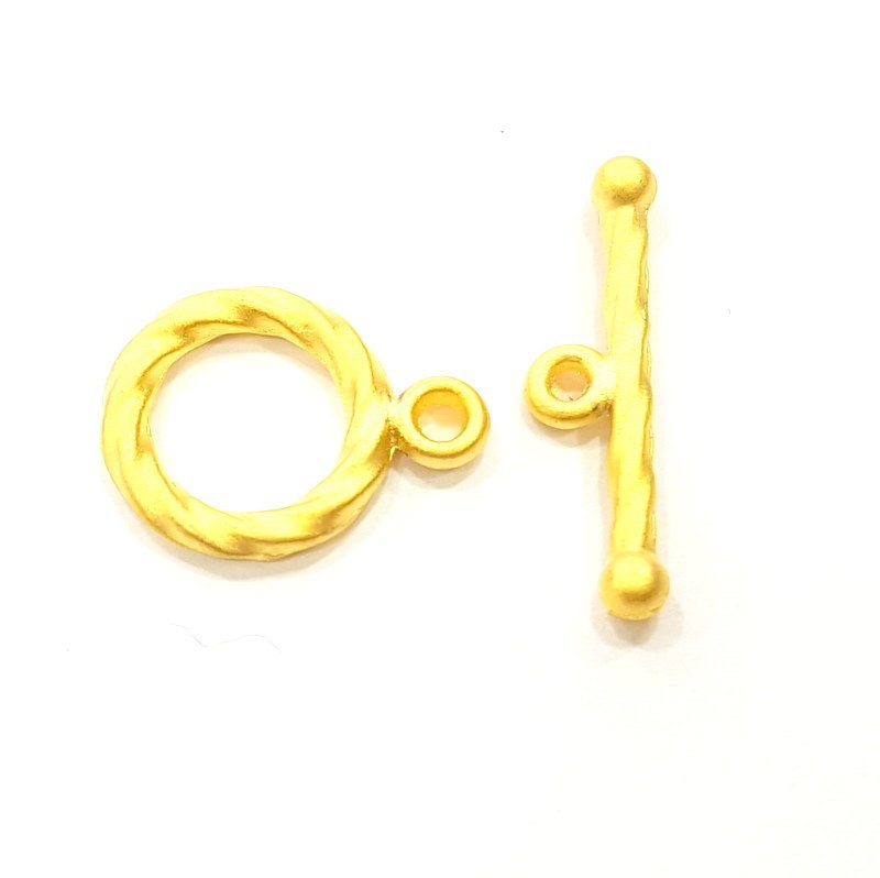 4 sets Gold Plated Toggle Clasp Findings  G352