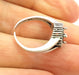 Silver Ring Blank Ring Setting Ring Bezel Base Cabochon Mountings Adjustable(for 6mm,2mm stone blanks)Oxidized Silver Plated Brass G6772