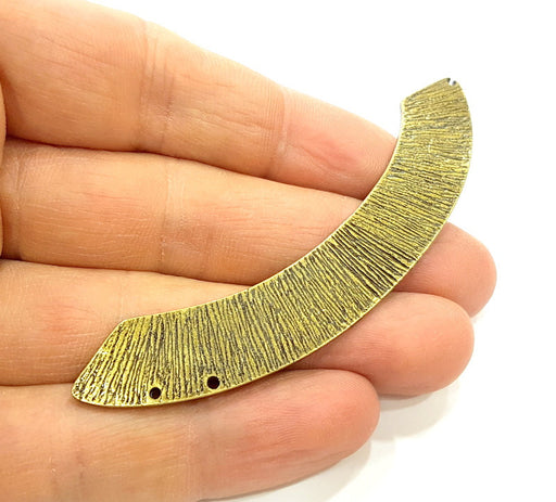Antique Bronze Connector Pendant (85x12mm) G6796