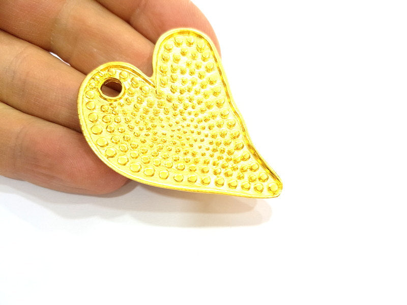 Gold Pendant Gold Plated Heart  Pendant (53x39mm)  G6809