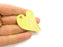 Gold Pendant Gold Plated Heart  Pendant (53x39mm)  G6809