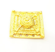Gold Pendant Gold Plated Connector Pendant (36x36mm)  G6820