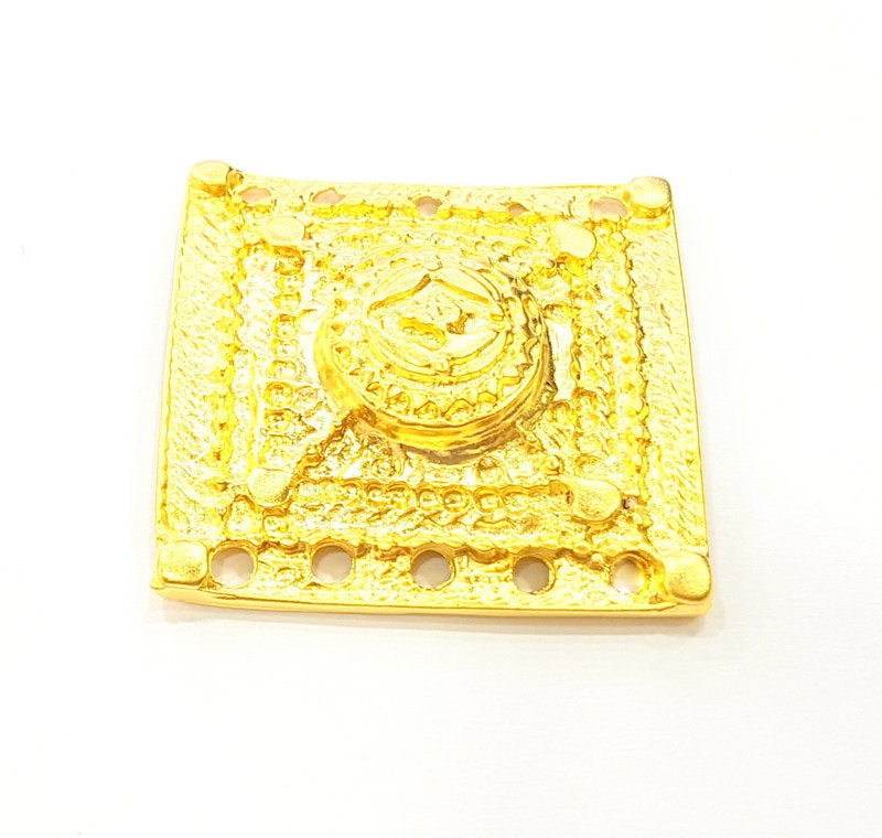 Gold Pendant Gold Plated Connector Pendant (36x36mm)  G6820
