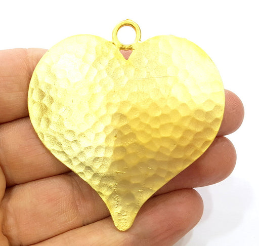 Gold Pendant Heart Pendants Gold Plated Pendant (62x60mm)  G6861
