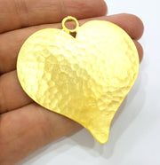 Gold Pendant Heart Pendants Gold Plated Pendant (62x60mm)  G6861