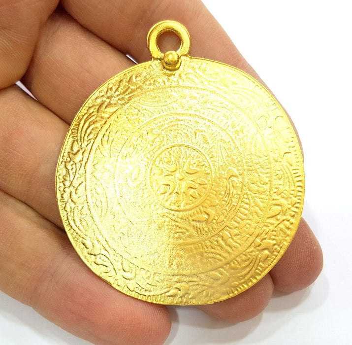 Gold Pendant Gold Plated Pendant (52mm)  G6823