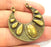 Tribal Pendant Antique Bronze Pendant Medallion Pendant   (43x40mm) G6351