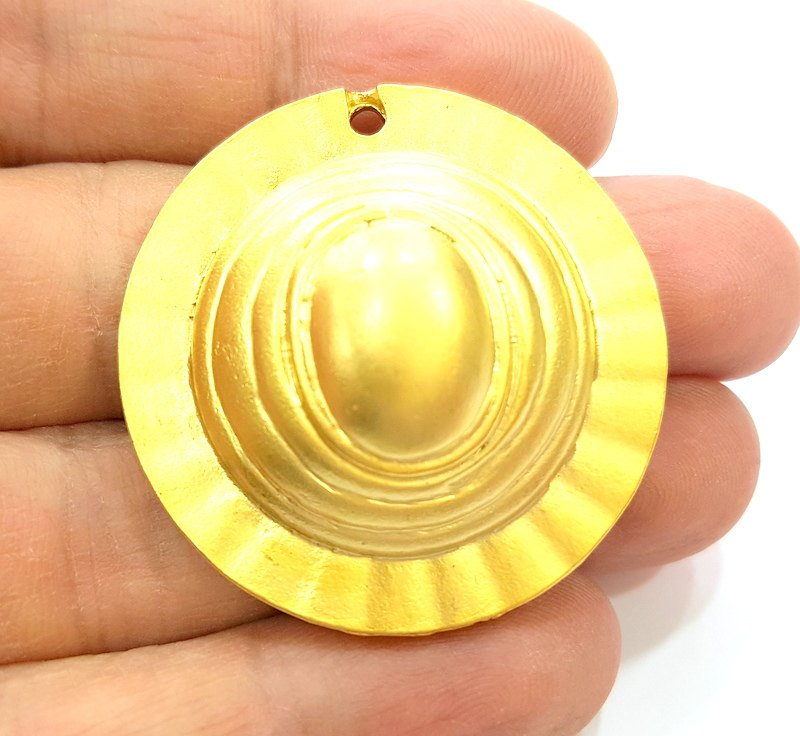 Gold Pendant Gold Plated Pendant (38mm)  G6866