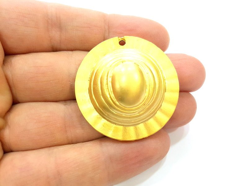 Gold Pendant Gold Plated Pendant (38mm)  G6866