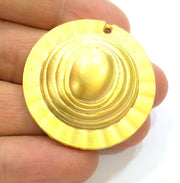Gold Pendant Gold Plated Pendant (38mm)  G6866