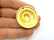 Gold Pendant Gold Plated Pendant (38mm)  G6866