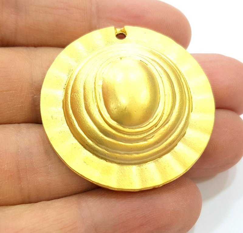 Gold Pendant Gold Plated Pendant (38mm)  G6866