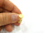 Raw Brass Ring Blank Bezel Settings Cabochon Base Mountings Adjustable (10mm blank ) G6873