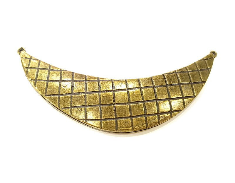 Antique Bronze Pendant Antique Bronze Collar Pendant  (108x26mm) G6889