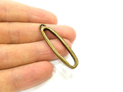 4 Antique Bronze Pendant Antique (44x12mm) G6897