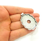Silver Pendant Antique Silver Plated Pendant Blank (48x16mm) G6928