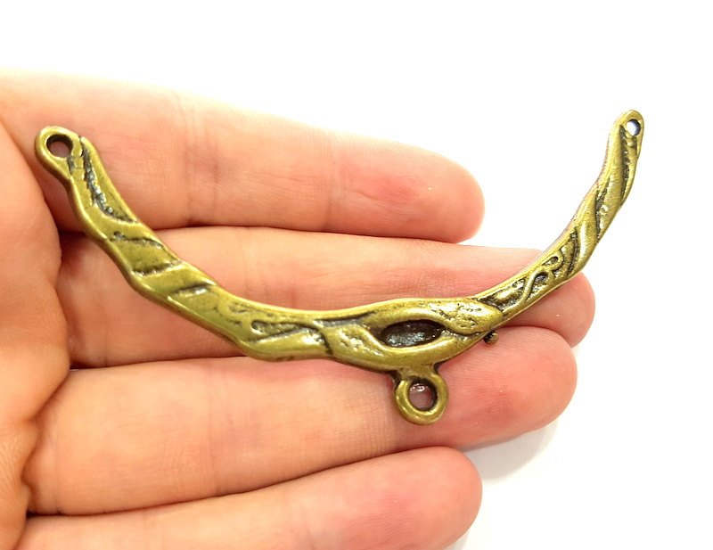 Collar Pendant Tribal Pendant Antique Bronze Pendant  (95x10mm) G6363