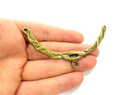 Collar Pendant Tribal Pendant Antique Bronze Pendant  (95x10mm) G6363