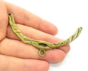 Collar Pendant Tribal Pendant Antique Bronze Pendant  (95x10mm) G6363