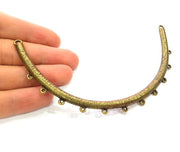 Collar Pendant Tribal Pendant Antique Bronze Pendant  (132x7mm) G6369