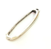 4 Silver Pendant Antique Silver Plated Pendant (44x13mm) G13929