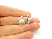 5 Silve Bail Antique Silver Plated Findings (17x12mm) G6970
