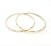 2 Silver Pendant Antique Silver Circle Pendants  (68mm)  G7081