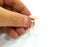 Rose Gold Ring Blank Base Bezel Settings Cabochon Base Mountings Adjustable (15 mm blank) G6427