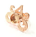 Rose Gold Ring Blank Base Bezel Settings Cabochon Base Mountings Adjustable (10 mm blank) G6463