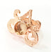 Rose Gold Ring Blank Base Bezel Settings Cabochon Base Mountings Adjustable (10 mm blank) G6463