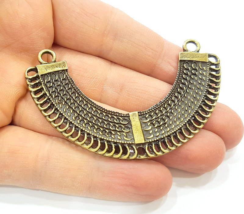 Antique Bronze Pendant Antique Bronze Connector (75x16mm) G7150
