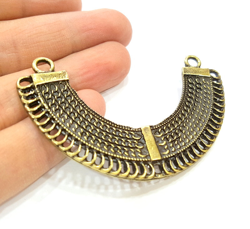 Antique Bronze Pendant Antique Bronze Connector (75x16mm) G7150