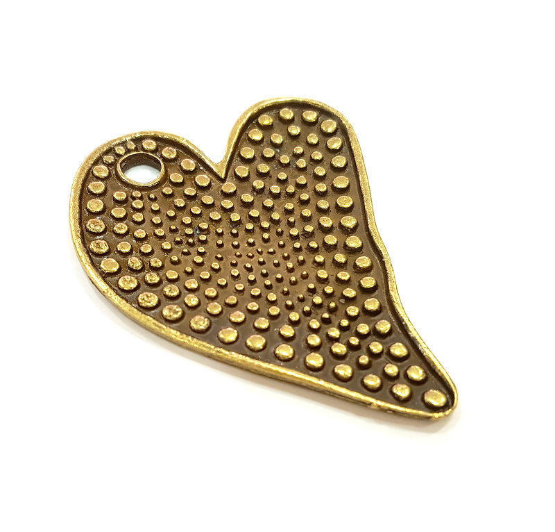 Antique Bronze Pendant Antique Bronze Medallion Pendant (51x39mm) G7163