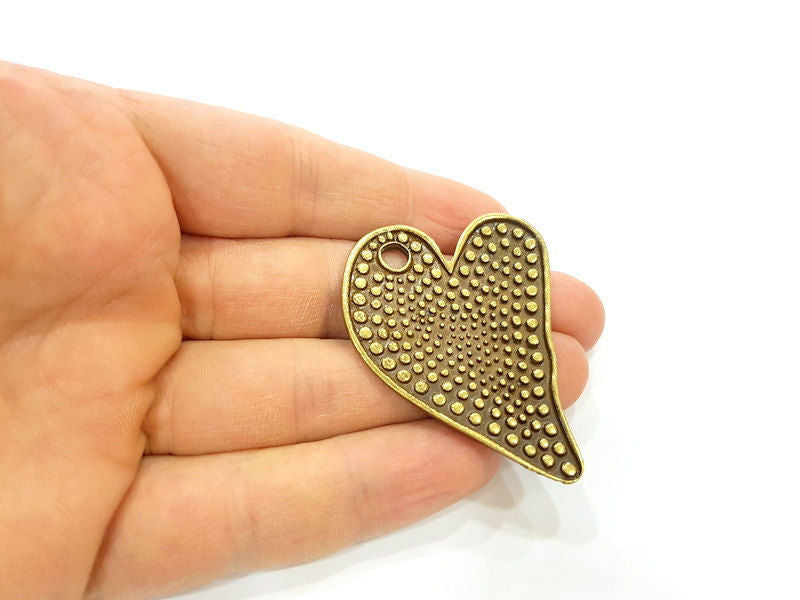 Antique Bronze Pendant Antique Bronze Medallion Pendant (51x39mm) G7163