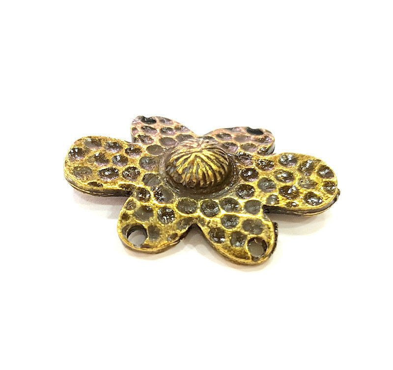 4 Antique Bronze Pendant Connector (30x20mm) G7178