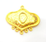 Gold Pendant Blank Gold Plated Pendant (58x58mm)  G7211