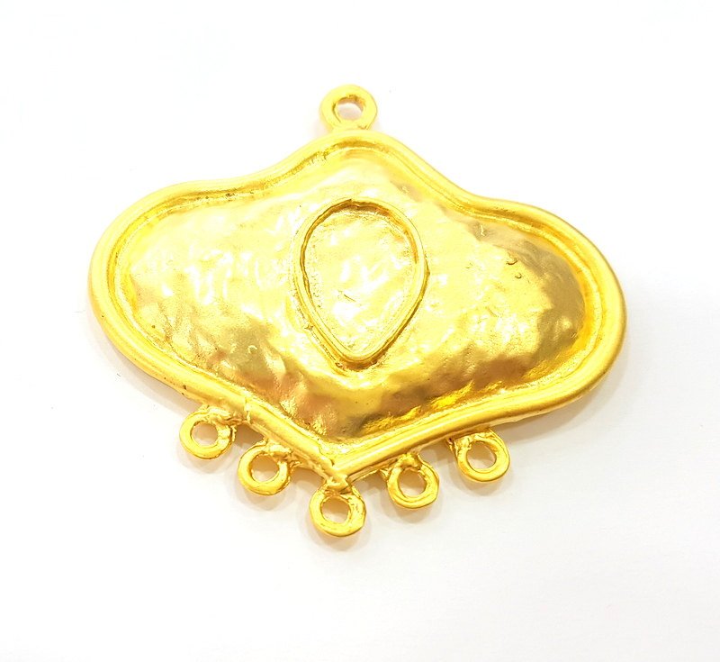 Gold Pendant Blank Gold Plated Pendant (58x58mm)  G7211