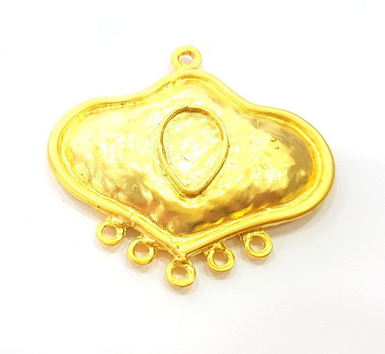 Gold Pendant Blank Gold Plated Pendant (58x58mm)  G7211