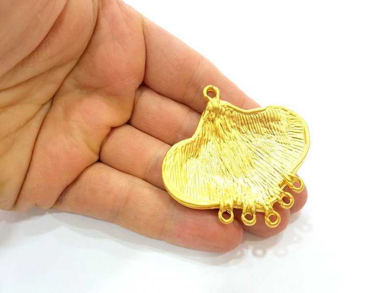 Gold Pendant Blank Gold Plated Pendant (58x58mm)  G7211