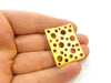 Gold Pendant Gold Plated Connector Pendant (37x31mm)  G7214