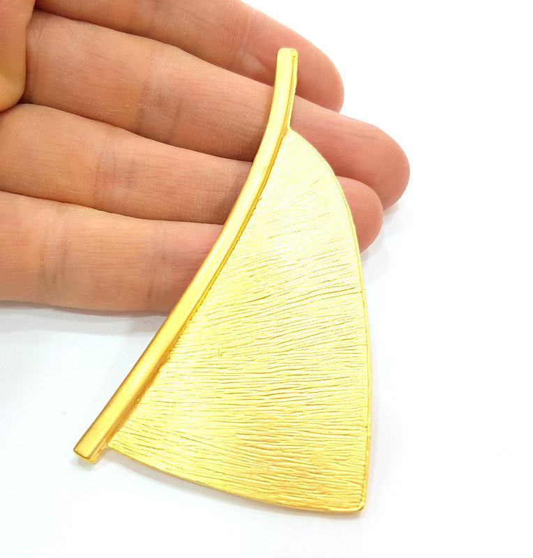 Gold Pendant Gold Plated Pendant (88x46mm)  G7217