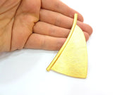 Gold Pendant Gold Plated Pendant (88x46mm)  G7217