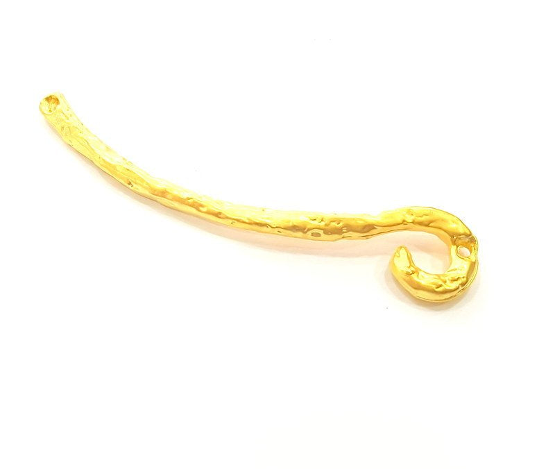 Gold Pendant Gold Plated Connector Pendant (90x5mm)  G7221