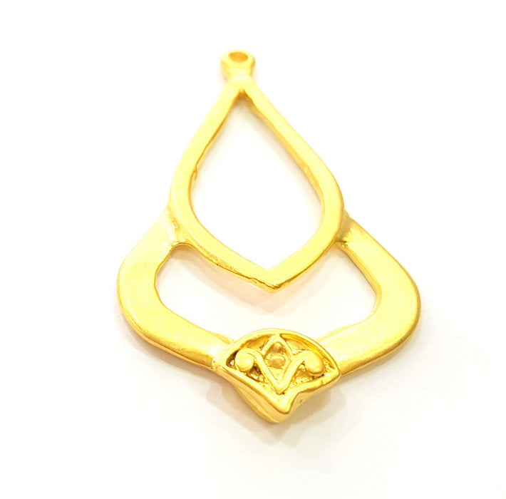 Gold Pendant Gold Plated Connector Pendant (54x33mm)  G7227