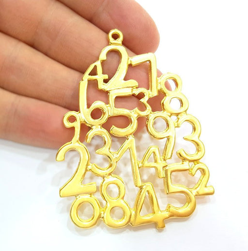 Gold Pendant Gold Plated Pendant (66x49mm)  G7229