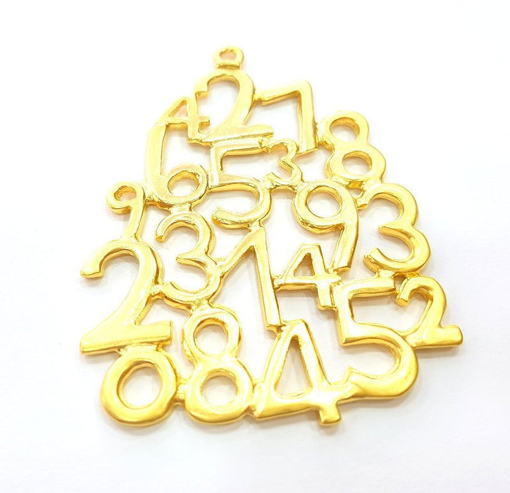 Gold Pendant Gold Plated Pendant (66x49mm)  G7229