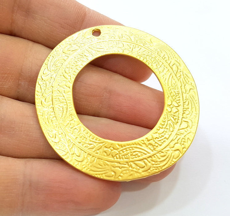 Gold Pendant Gold Plated Pendant (50mm)  G7231